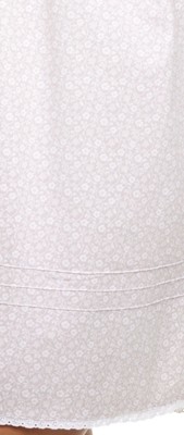 white floral on gray