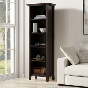 NicBex Bookcases for Living Room Modern 70" H 5 Tier Free Standing Storage Wood Bookshelves with Adjustable Storage Shelves for Office Home - 1 of 4