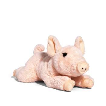 FAO Schwarz Pig Cuddly Ultra-Soft Fur 15" Stuffed Animal