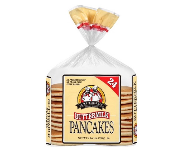De Wafelbakkers Frozen Buttermilk Pancakes - 33.6oz - 24pk