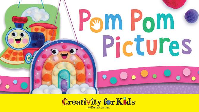 Creativity for Kids Pom Pom Pictures Magical DIY Art Kit, 2 of 11, play video