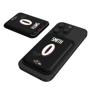 Keyscaper NFL Baltimore Ravens Players Game Tactic Black Magnetic Credit Card Wallet - 1 of 3