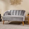 NicBex 50 Inch Loveseat Sofa Mid-Century Comfy 2 Seater Couch with Wood Legs for Living Room,Apartment - 2 of 4