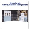 Avery Durable Non-View Binder with DuraHinge and EZD Rings, 3 Rings, 1" Capacity, 11 x 8.5, Black, (8302) - 4 of 4