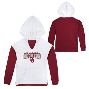 NCAA Oklahoma Sooners Girls' Hooded Sweatshirt