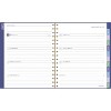 Badge Geo Weekly/Monthly Planner, 8.88 x 7.69, Purple/Gold Cover, 13-Month (Jan to Jan): 2025 to 2026 - 3 of 4