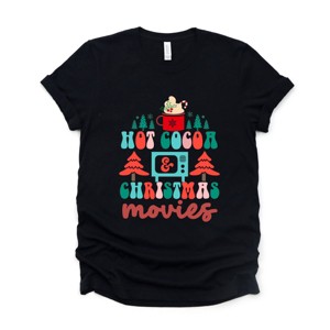 Simply Sage Market Retro Hot Cocoa Mug And Christmas Movies Short Sleeve Tee - 1 of 4