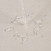Flax Linen Like 240GSM Heavy Weight Fabric Shower Curtain for Bathroom - 3 of 4
