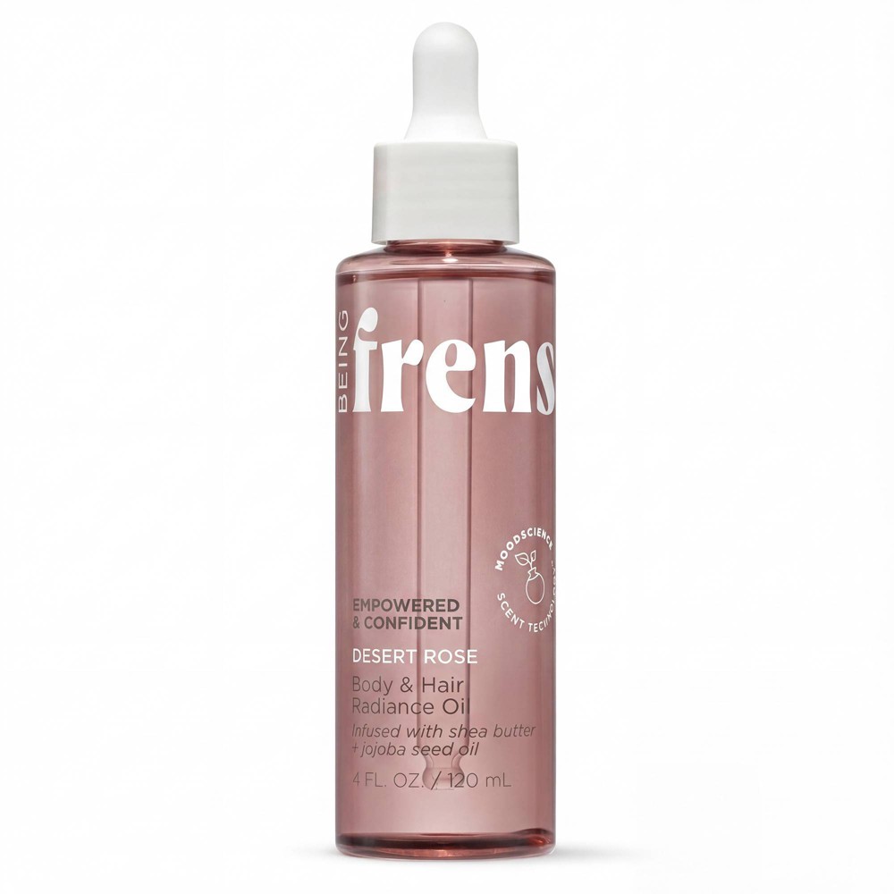 Being Frenshe Desert Rose Body & Hair Oil with Shea Butter + Jojoba - 4 fl oz