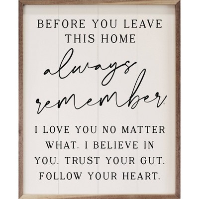 Kendrick Home Always Remember I Love You Wall Art