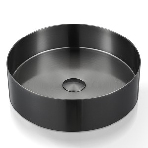 Fortune Candy 14.96'' Length Stainless Steel Circular Bathroom Basin - 1 of 4