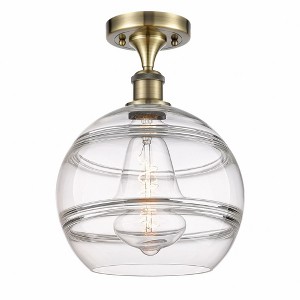 Rochester - 1 Light Semi-Flush Mount In Industrial Style-12.88 Inches Tall and 10 Inches Wide - 1 of 1