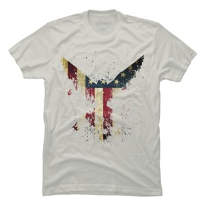 Men's Design By Humans M'erica Eagle By designpro44 T-Shirt - 1 of 3