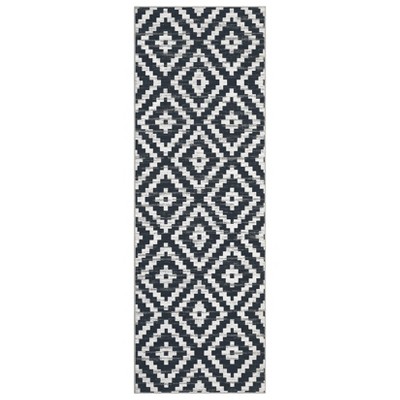 Washable Modern Geometric Living Room Area Rugs, Soft Non Slip Bedroom Carpet, Low Pile Foldable Thin Mat