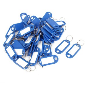 Unique Bargains uxcell Plastic Metal Badge Holders Blue 50 Pcs - 1 of 4