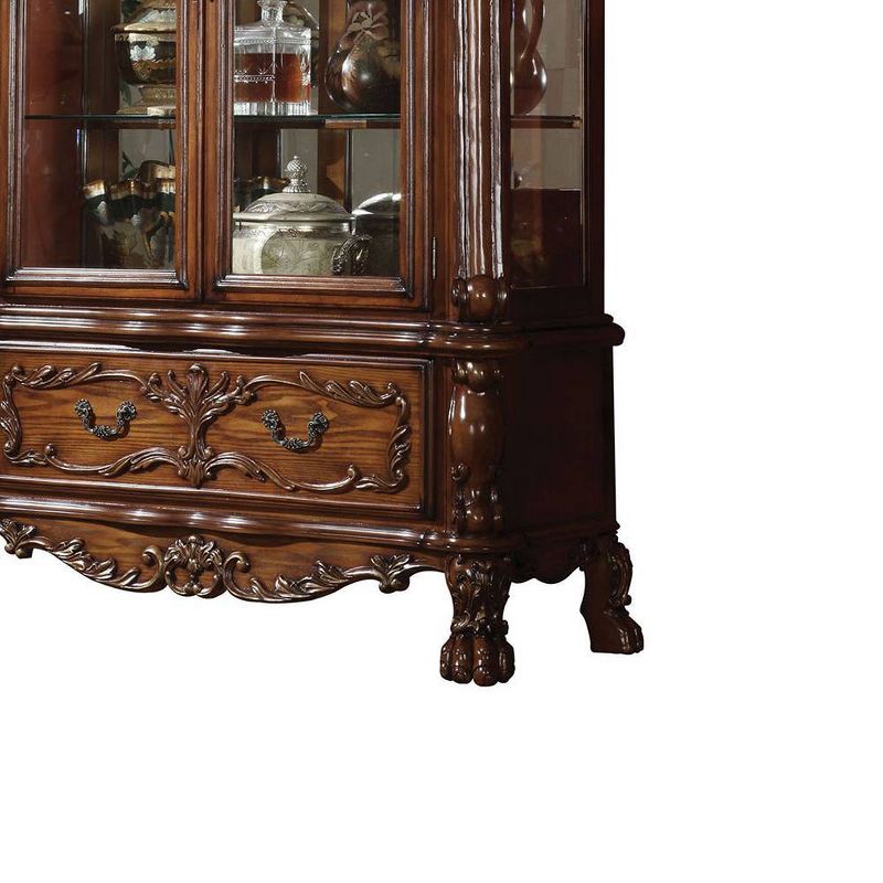 51&#34; Dresden Decorative Storage Cabinet Cherry Oak - Acme Furniture, 2 of 7