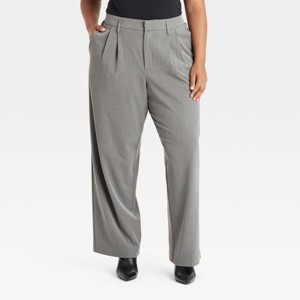 Women's High-Rise Straight Trousers - A New Day™ - 1 of 3