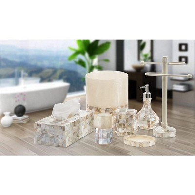 Milano Mother of Pearl Mosaic Soap Dispenser