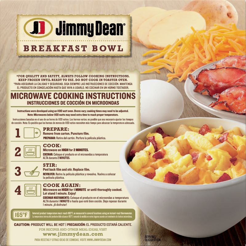 Jimmy Dean Frozen Bacon Breakfast Bowl - 7oz, 3 of 13