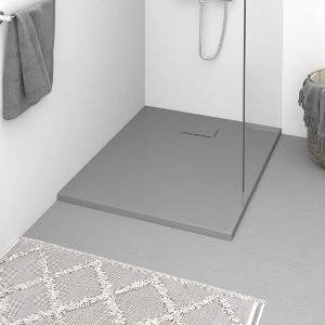 VidaXL Shower Base Tray SMC Gray 39.4 in.x31.5 in. - 1 of 4