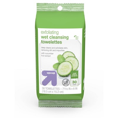 Exfoliating Cleansing Towelettes 30 ct - up & up™