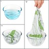 Unique Bargains Reusable Super Absorbent Cotton Lint Free Kitchen Towels 12" x 12" Multi - 4 of 4
