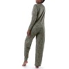 Fruit of the Loom Women's and Women's Plus Long Sleeve Pajama Set - 2 of 4