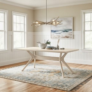 Cross Leg Rectangular Dining Table (72in / 1830mm) - 1 of 4