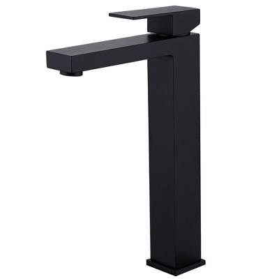 BWE Single Hole Single Handle Bathroom Vessel Sink Faucet With Supply Hose