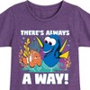 Girls' - Disney - There's Always A Way Fitted Short Sleeve Graphic T-Shirt - 2 of 4