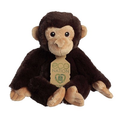 Aurora Small Chimpanzee Eco Nation Eco-friendly Stuffed Animal Brown 7.5 :  Target