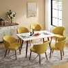 Ester Mid-century Modern Upholstered Dining Chair Set of 6|ARTFUL LIVING DESIGNS-MUSTARD - 2 of 4