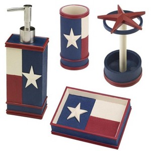 Avanti Linens Texas Star 4 Pc Bath Accessory Set - 1 of 1
