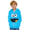 Sesame Street Fleece Zip Up Hoodie Toddler - 3 of 4