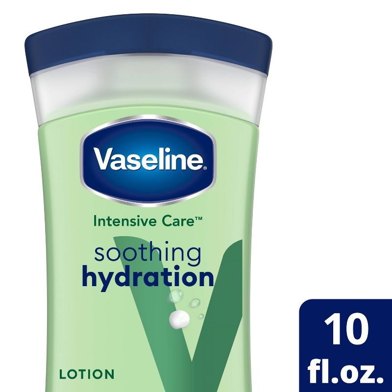 Vaseline Intensive Care Body Lotion Aloe Soothe Scented - 10 fl oz, 1 of 11