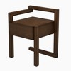 PAGED Nightstand with Storage Drawer, Modern Wooden Side Table, Bedside Storage Cabinet for Bedroom, Living Room - 4 of 4