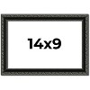 PosterPalooza | Photo Size Antique Black Picture Frame - UV Acrylic, Foam Board Backing, Hanging Hardware - 2 of 4
