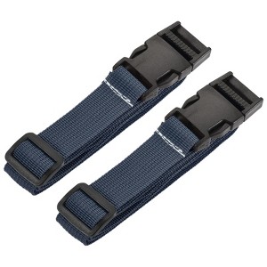Unique Bargains Travel Luggage Adjustable Buckle Belt Utility Strap 2 Pcs - 1 of 4