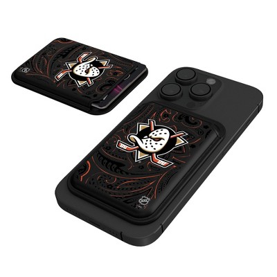 Keyscaper NHL Western Conference Teams Paisley Black Magnetic Credit Card Wallet