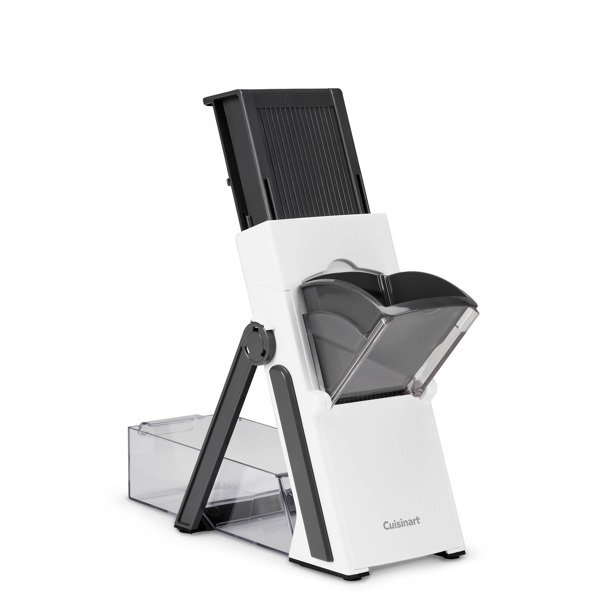 Cuisinart Precision Slice Upright Mandoline: Safe Mandolin Slicer, Nonslip Base, Dishwasher-Safe, Freestanding Design