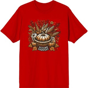 Autumn Harvest Adult Crew Neck Short Sleeve Tee - 1 of 2