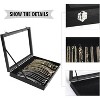 20 Hooks Jewelry Tray with Transparent Lid - Display Box for Necklaces, Pendants - 4 of 4