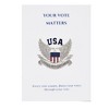 Anna-Kaci USA American Flag Shield with Bird Wings Silver Tone Brooch with Patriotic Gift Message Card & Envelope Jewelry Gifts - 2 of 4