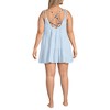 Lands' End Women's Cotton Gauze Metallic Tiered Mini Cover-up Dress - 2 of 4