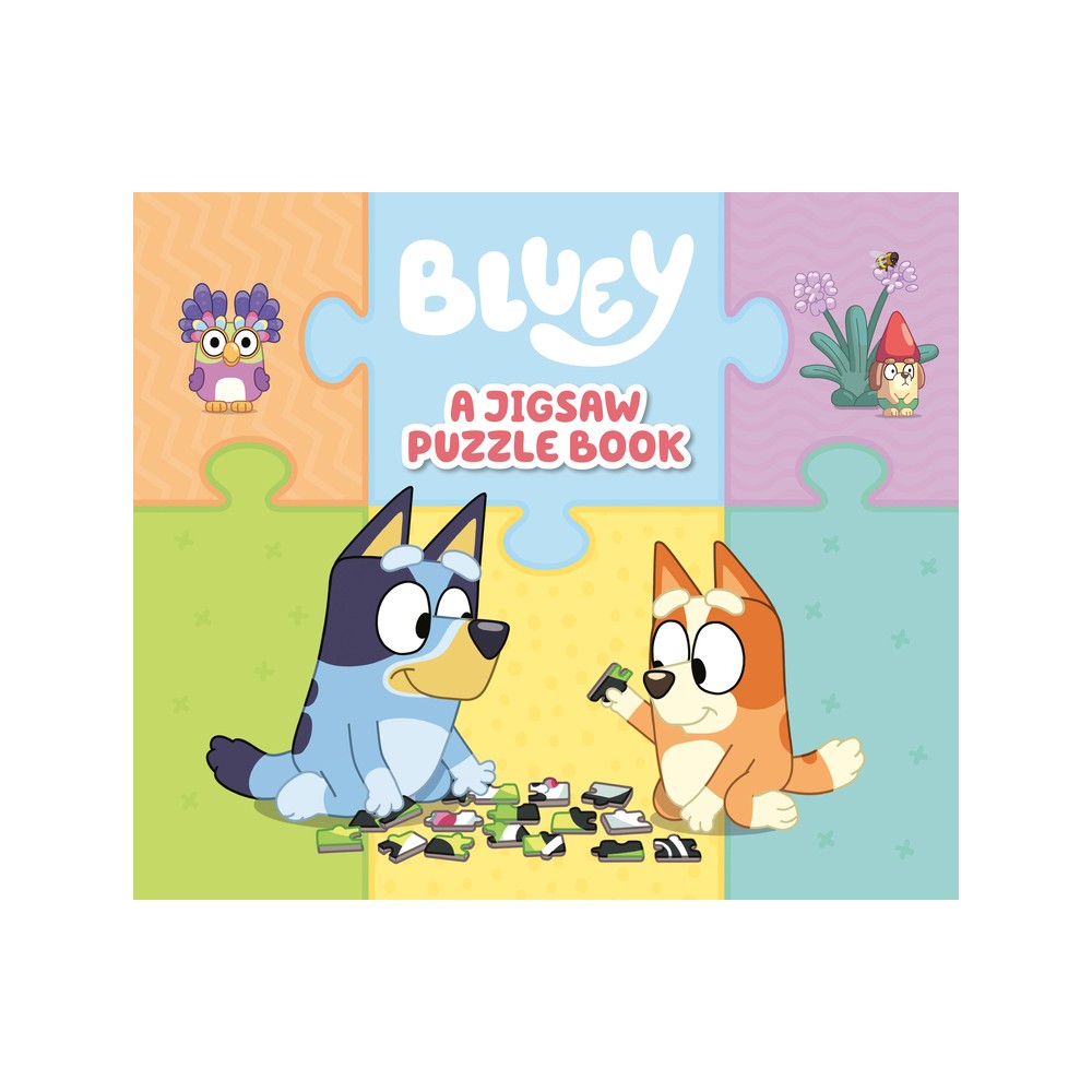 Bluey: A Jigsaw Puzzle Book - by Penguin Young Readers Licenses (Board Book)