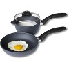 Swiss Diamond HD Nonstick 3 Piece Cookware Set with Fry Pan & Saucepan - 2 of 2