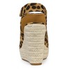 Allegra K Women's Espadrille Platform Heeled Wedges Sandals - 3 of 4
