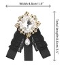 Elerevyo Women's Bowknot Brooch Lace Elegant Ribbon Bow Tie Brooches Collar Pin 1 PCS - 2 of 4