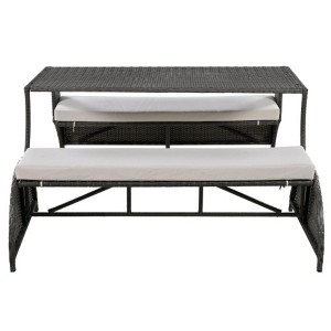 Transforming Garden Bench: Seats 4, Converts to Table and Chairs - 1 of 4