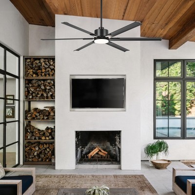 Airsurfer 72-inch 6 Aluminum Blades Ceiling Fan with Remote and Light